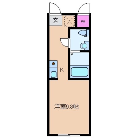 四日市駅 徒歩9分 2階の物件間取画像